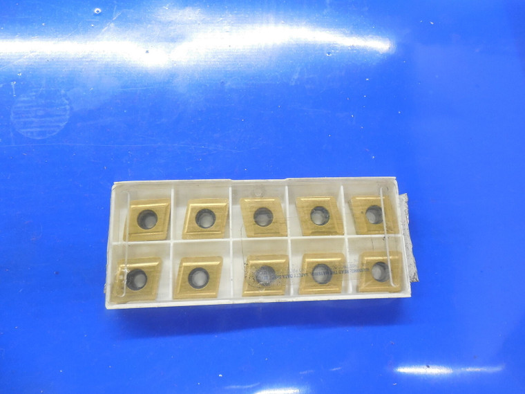 10 PCS NEW SECO CCMX 120412T - MD11 F40M EDP 23946 TIN COATED CARBIDE INSERTS