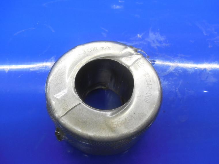 34.00 MM CLASS X MASTER PLAIN BORE RING GAGE 34 MM 1.3125 + .0261 34.0 1 5/16