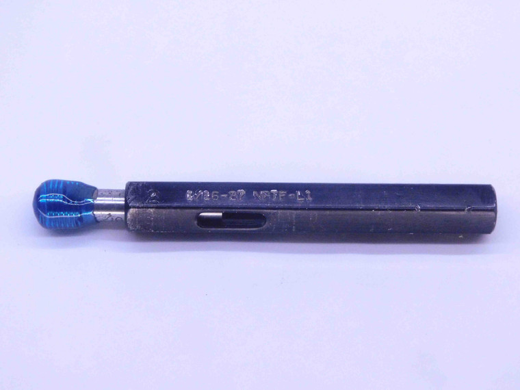 1/16 27 NPTF L1 PIPE THREAD PLUG GAGE .0625 N.P.T.F. DRYSEAL TAPER INSPECTION - JF1491GR