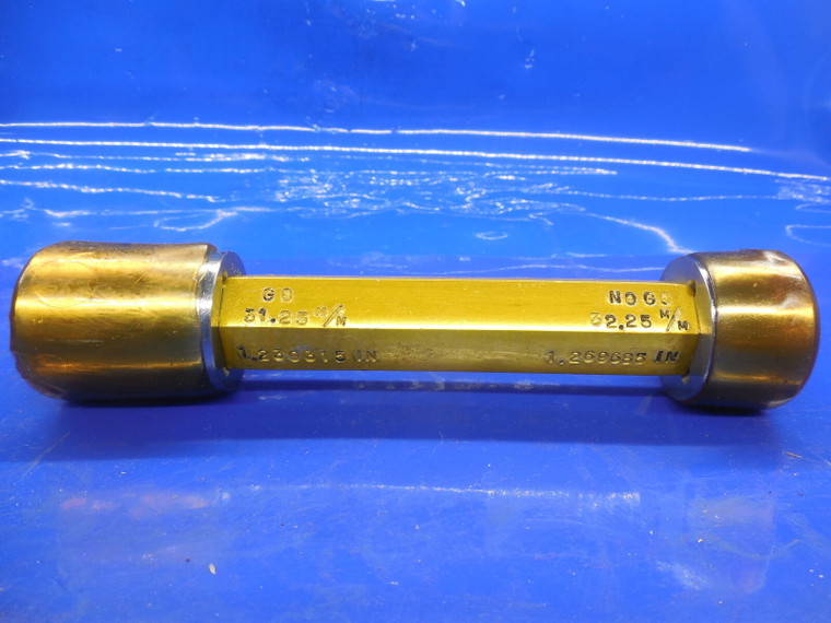 31.25 & 32.25 MM CL X SMOOTH PIN PLUG GAGE GO NO GO 31 32 31.0 32.0 1.250 +.0196