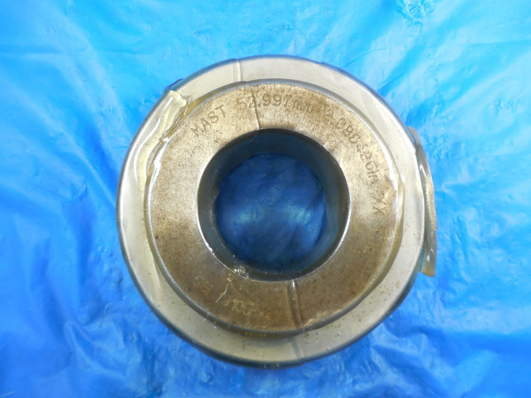 52.997 MM CL XX MASTER SMOOTH PLAIN BORE RING GAGE 53.0 UNDERSIZE 2.0625 +.0239