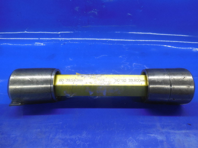 39.540 & 39.800 MM PROGRESSIVE SMOOTH PIN PLUG GAGE GO NO GO 39.5 40.0 1.5625 >