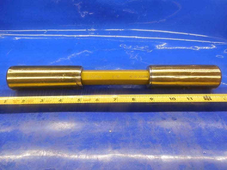 33.27 & 33.53 MM CLASS X SMOOTH PIN PLUG GAGE GO NO GO 33.0 33.50 1.3125 +.0076