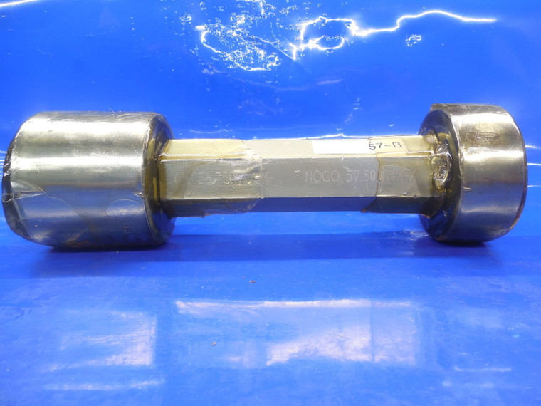 56.750 & 57.500 MM CLASS X SMOOTH PIN PLUG GAGE GO NO GO 57 57.0 2.250 +.0138