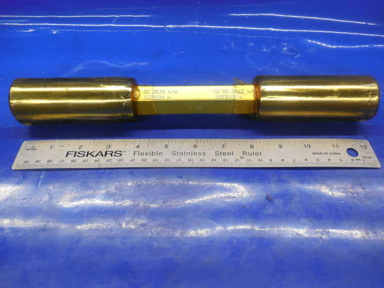 38.99 & 39.45 MM CLASS X PIN PLUG GAGE GO NO GO 39 MM 39.0 39.5 1.5625 - .0094