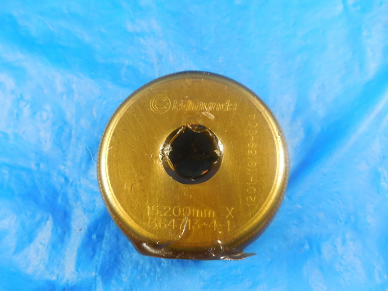 15.200 mm CLASS X MASTER SMOOTH PLAIN BORE RING GAGE 15 15.0 OVERSIZE .6 -.0016