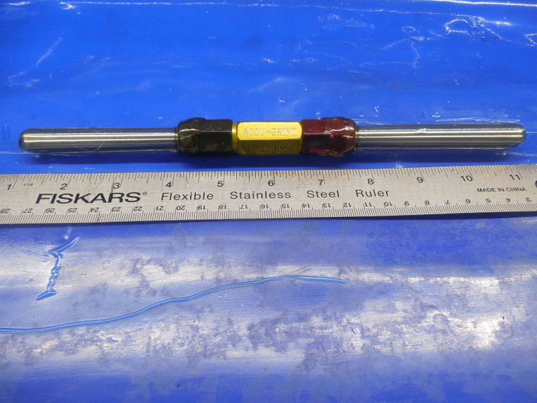 7.900 & 8.300 MM CLASS X SMOOTH PIN PLUG GAGE GO NO GO 8 8.0 MM .3125 -.0015