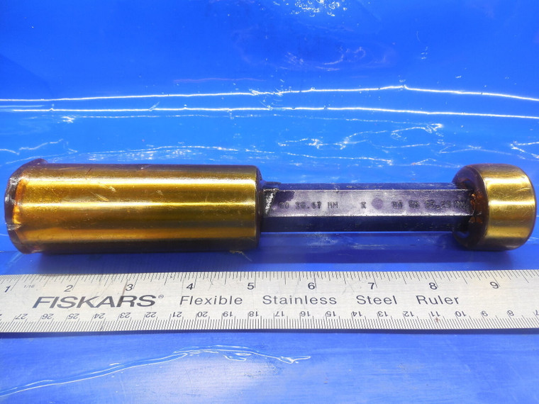 36.87 & 37.25 MM CLASS X SMOOTH PIN PLUG GAGE GO NO GO 37 37.0 MM 1.4375 +.0141