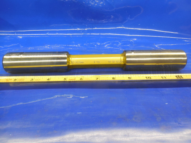 31.25 & 32.25 MM CLASS X SMOOTH PIN PLUG GAGE GO NO GO 32 32.0 MM 1.250 -.0197