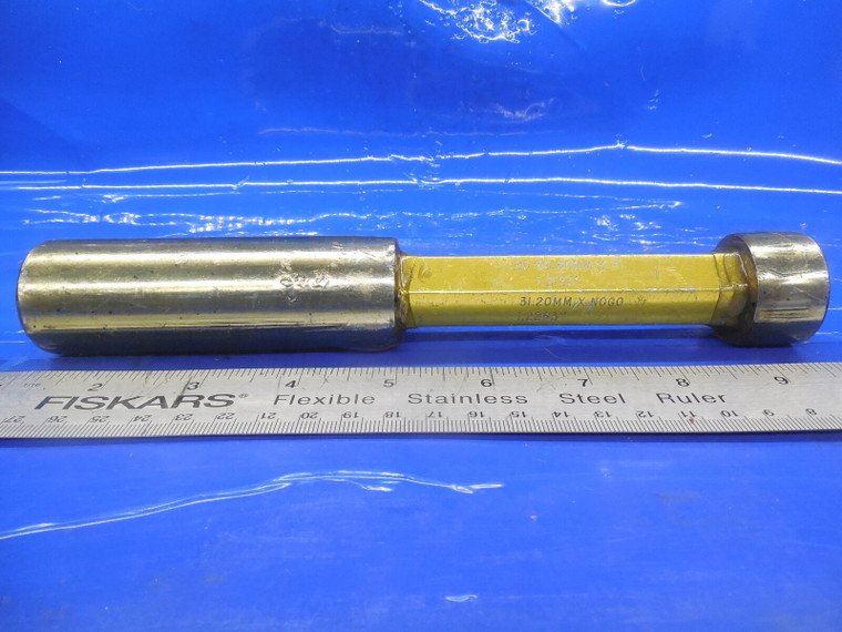 30.80 & 31.20 MM CLASS X SMOOTH PIN PLUG GAGE GO NO GO 31 31.0 MM 1.250 -.0217