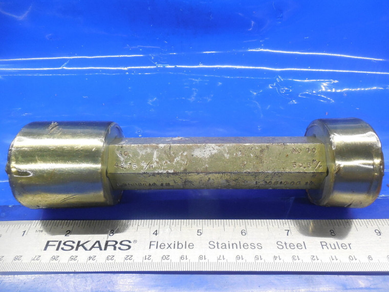 49.75 & 50.50 MM CLASS X SMOOTH PIN PLUG GAGE GO NO GO 50.0 50.50 MM 2.00 -.0118