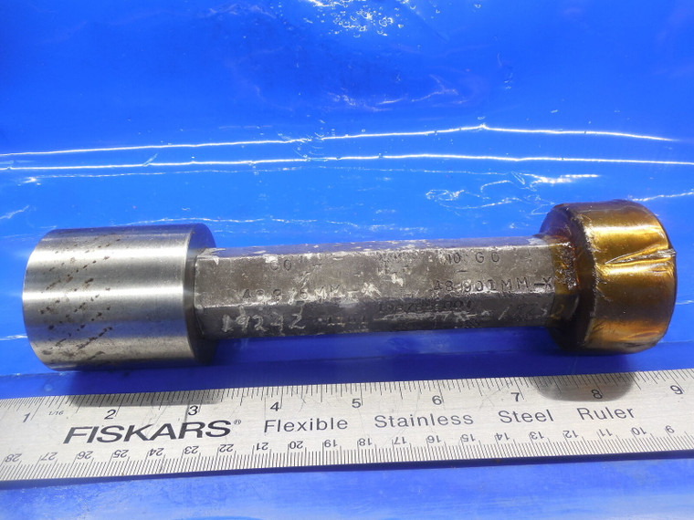 48.875 & 48.901 CLASS X SMOOTH PIN PLUG GAGE GO NO GO 49 49.0 MM 1.9375 -.0123