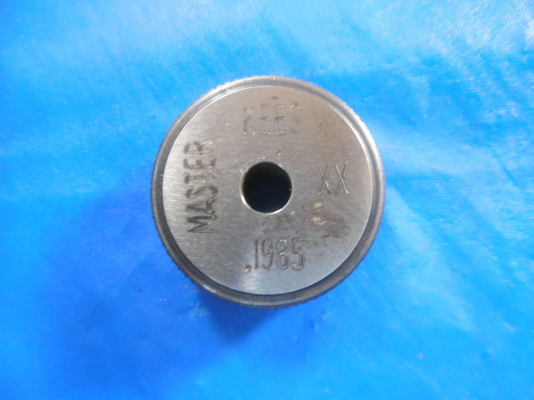 KEES .1985 DIA CLASS XX MASTER SMOOTH PLAIN BORE RING GAGE .2500 UNDERSIZE 1/4