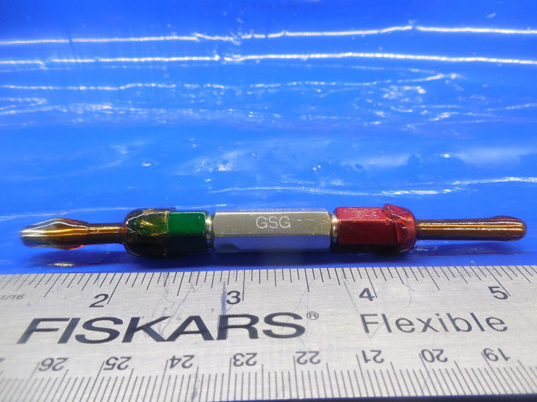 3.147 & 3.187 MM CLASS X SMOOTH PIN PLUG GAGE GO NO GO 3 3.0 MM .1250 +.0005