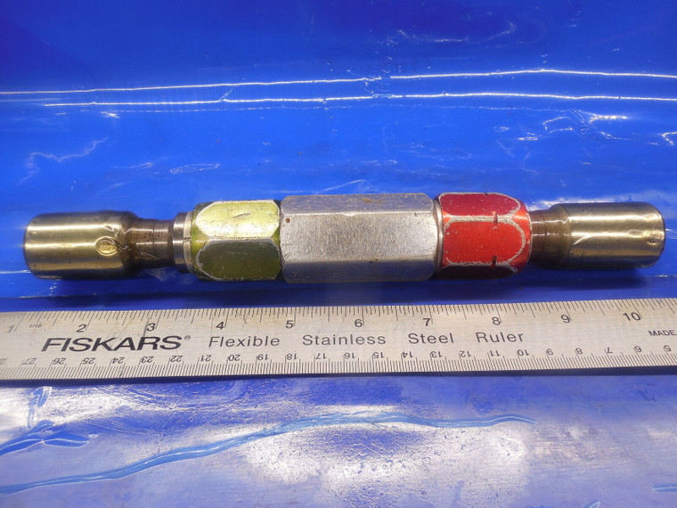 DELTRONIC .9850 & .9870 DIA SMOOTH PIN PLUG GAGE GO NO GO 1.000 UNDERSIZE 1"