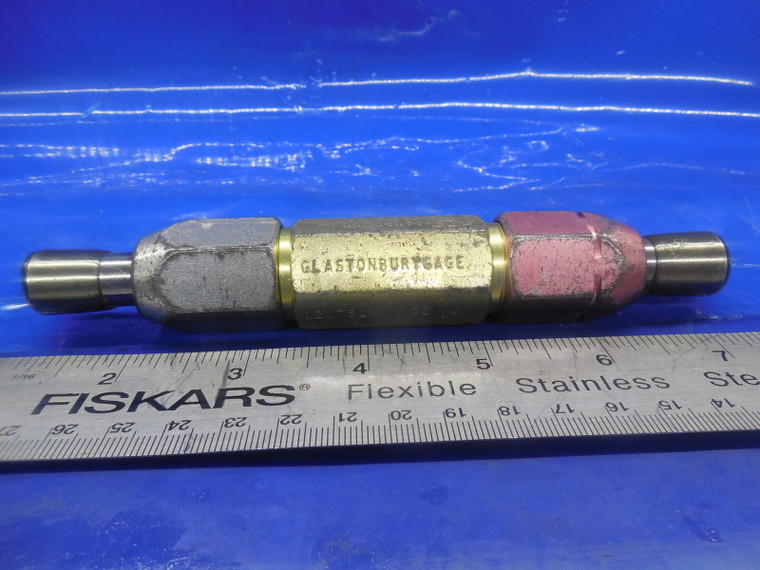 12.751 & 13.050 MM CLASS X SMOOTH PIN PLUG GAGE GO NO GO 13 13.0 MM .5000 +.002