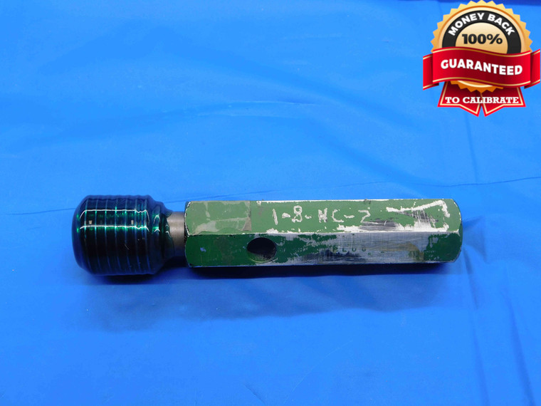 1" 8 NC 2 THREAD PLUG GAGE 1.0 1.00 1.000 GO ONLY P.D. = .9188 UNC-2 2B OR 3B - RL0042RM