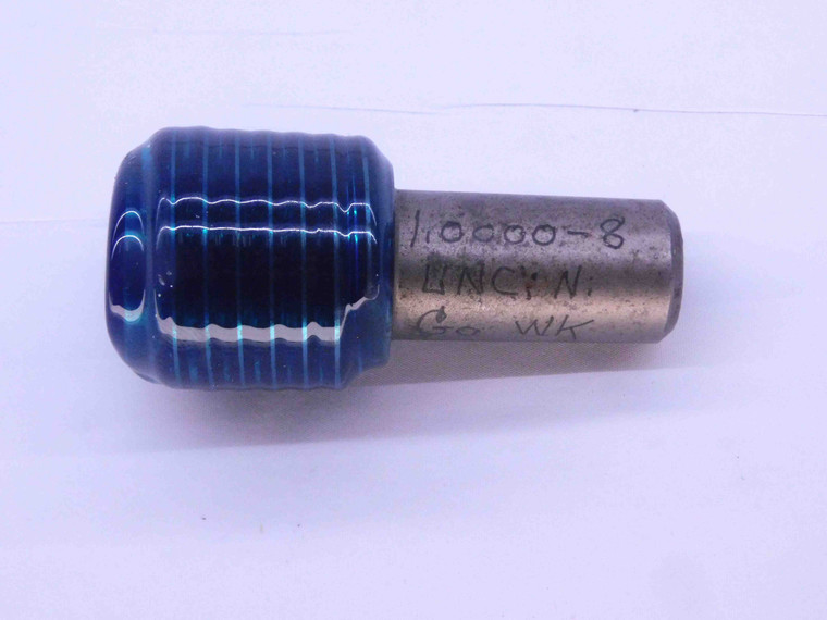 1" 8 UNC THREAD PLUG GAGE 1.0 1.00 1.000 1.0000 GO ONLY P.D. = .9188 2B OR 3B - RL0042RM