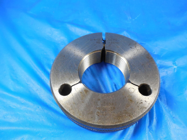 1 3/4 12 NS THREAD RING GAGE 1.75 NO GO ONLY P.D. = 1.6913 QUALITY INSPECTION