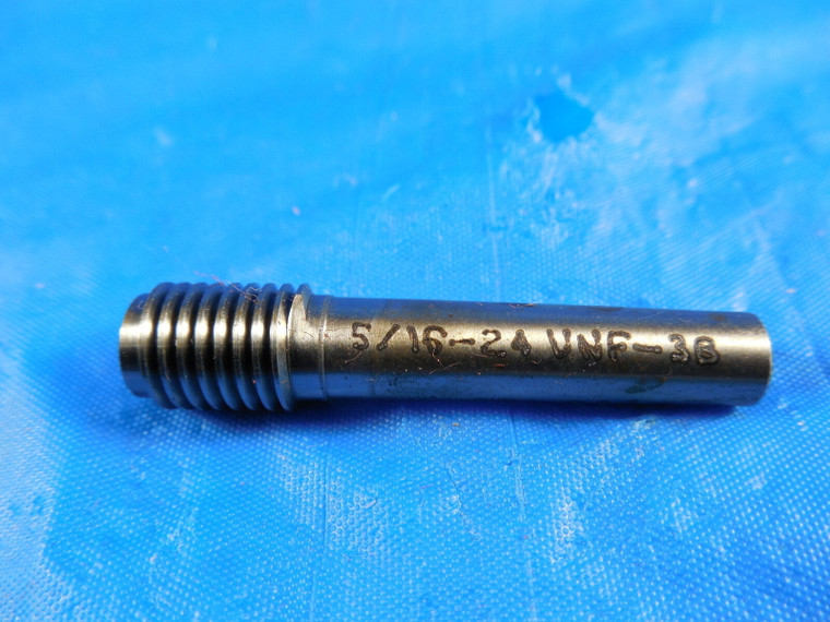 5/16 24 UNF 3B THREAD PLUG GAGE .3125 NO GO ONLY P.D. = .2390 INSPECTION TOOL