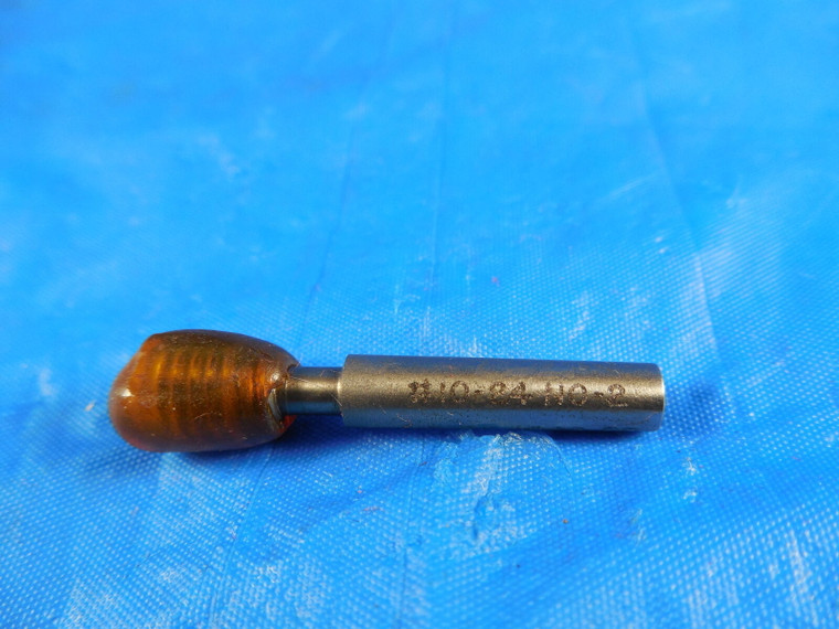 10 24 NC 2 THREAD PLUG GAGE #10 .190 NO GO ONLY P.D. = .1662 INSPECTION TOOL
