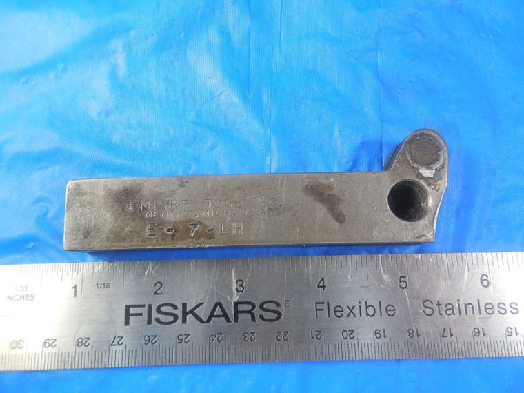EMPIRE TOOL CO. E-7-LH CUT OFF BLADE TOOL HOLDER CNC MACHINE TOOL E-7 LEFT HAND