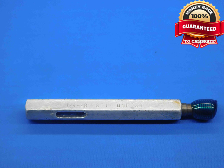 1/4 28 UNF 3B STI HELICOIL THREAD PLUG GAGE .25 .250 NO GO ONLY P.D. = .2754 - RL0491BU