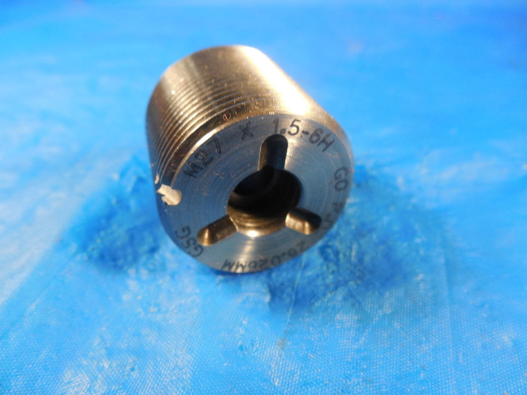 M27 X 1.5 6H METRIC THREAD PLUG GAGE 27.0 GO ONLY P.D. = 26.026 mm INSPECTION