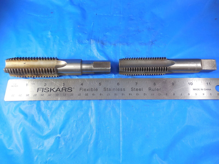 WINTER 1" 8 NC HS3 +.007 PLUG TAP & MODIFIED HANSON WHITNEY 1 1/8 7 HS PLUG TAP