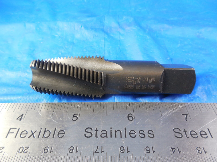 OSG EXOPIPE 1/2 14 NPTF HSS 4 FLUTE SPIRAL TAPER PIPE TAP MADE IN JAPAN CNC TOOL