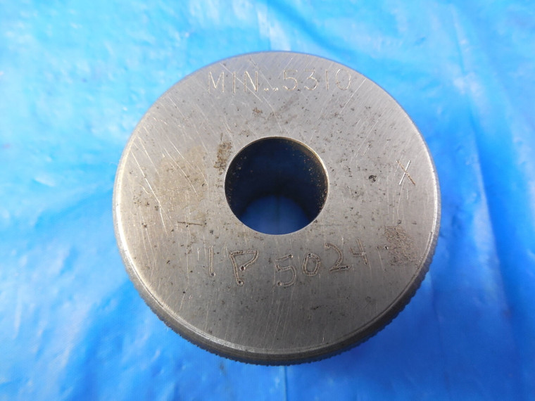 BENDIX .5310 DIA CLASS X MASTER PLAIN BORE RING GAGE UNDERSIZE .5625 -.0315 9/16