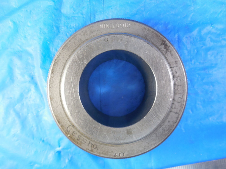1.9012 DIA CLASS XX MASTER PLAIN BORE RING GAGE UNDERSIZE 1.9375 -.0363 1 15/16