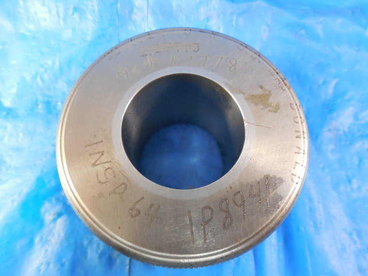 BC MACDONALD 1.1778 DIA CLASS X MASTER PLAIN BORE RING GAGE UNDERSIZE 1.1875