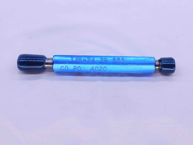 3/8 24 UNF 2B STI HELICOIL THREAD PLUG GAGE .375 GO NO GO P.D.'S = .4020 & .4059 - DW2724RDRL