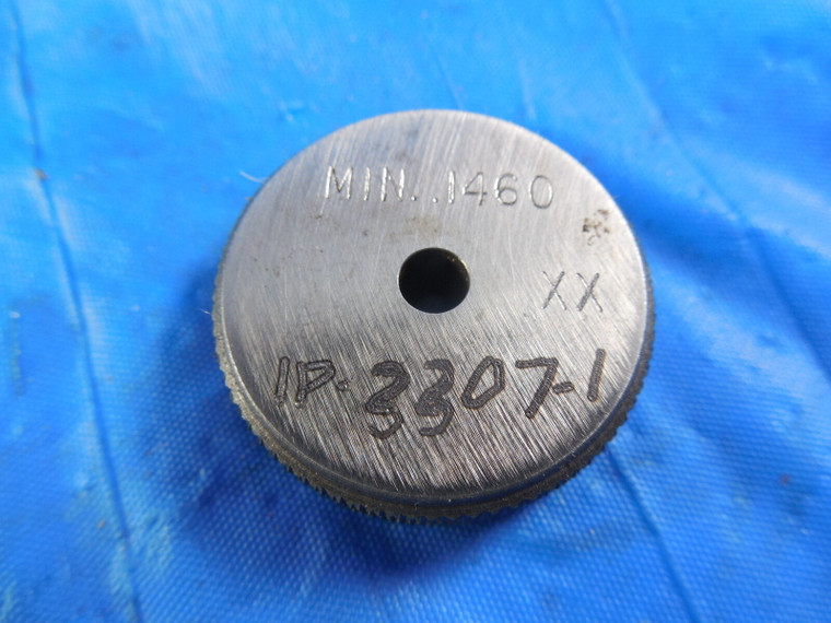 BENDIX .1460 DIA CLASS XX MASTER PLAIN BORE RING GAGE OVERSIZE .1250 +.021 1/8