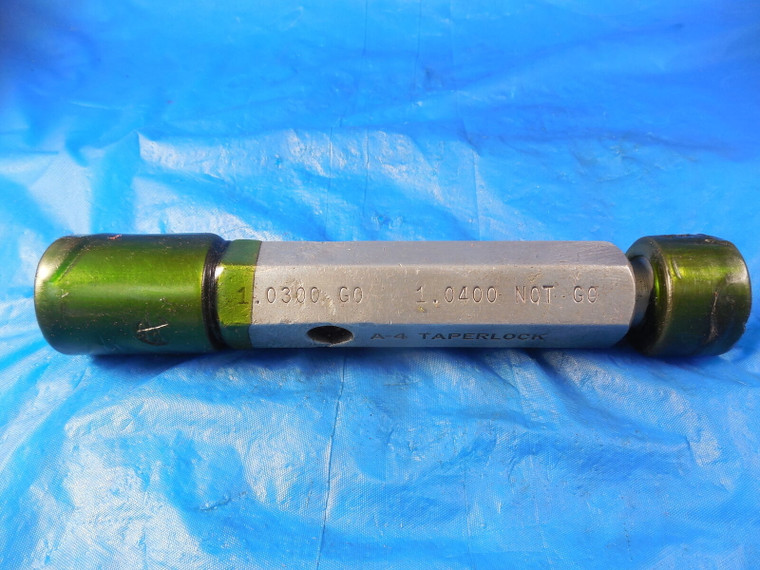 GTD 1.0300 & 1.0400 DIA. SMOOTH PIN PLUG GAGE GO NO GO UNDERSIZE 1.0625 1 1/16