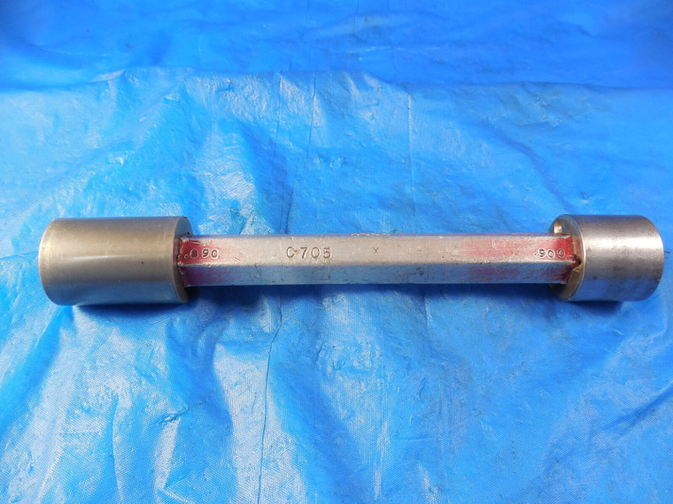 .8900 & .9000 DIA. CLASS X SMOOTH PIN PLUG GAGE GO NO GO OVERSIZE .875 .8750 7/8