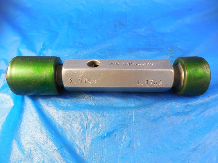 1.3748 & 1.3753 DIA. SMOOTH PIN PLUG GAGE GO NO GO UNDER & OVERSIZE 1.3750 1 3/8