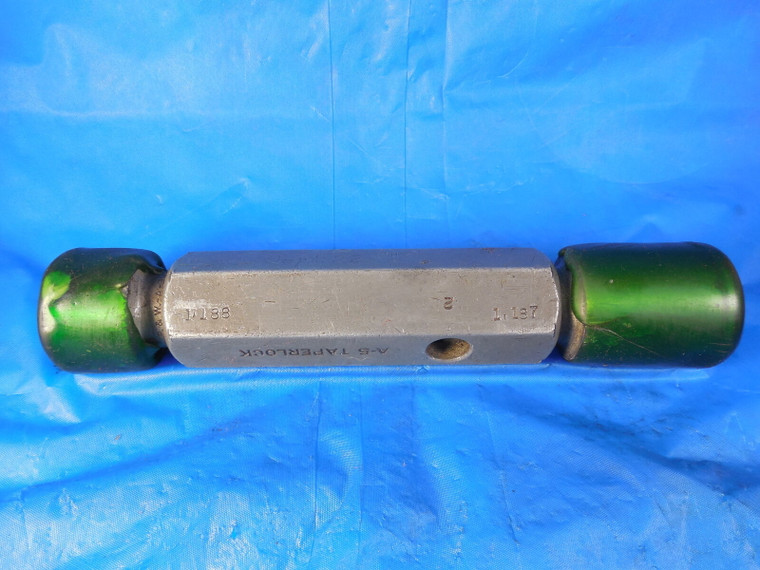 1.1870 & 1.1880 DIA SMOOTH PIN PLUG GAGE GO NO GO UNDER & OVERSIZE 1.1875 1 3/16