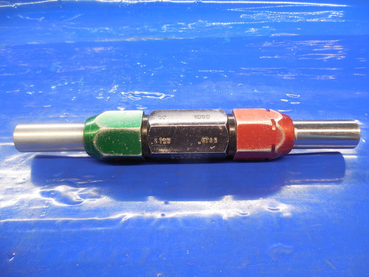 .6710 & .6780 DIA. CLASS X SMOOTH PIN PLUG GAGE GO NO GO UNDERSIZE .6875 11/16