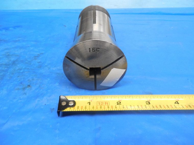 16C .4150 X .4360 MODIFIED RECATNGLE COLLET OD M47.5 X 1.75 THREAD LATHE CNC