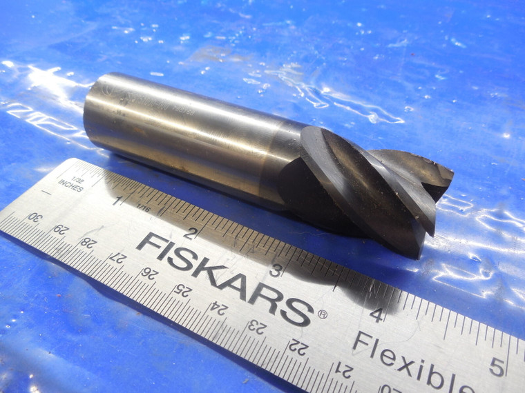 USED 1" DIAMETER 5 FLUTE CARBIDE END MILL COATED BRIDGEPORT CNC MILL TOOLING