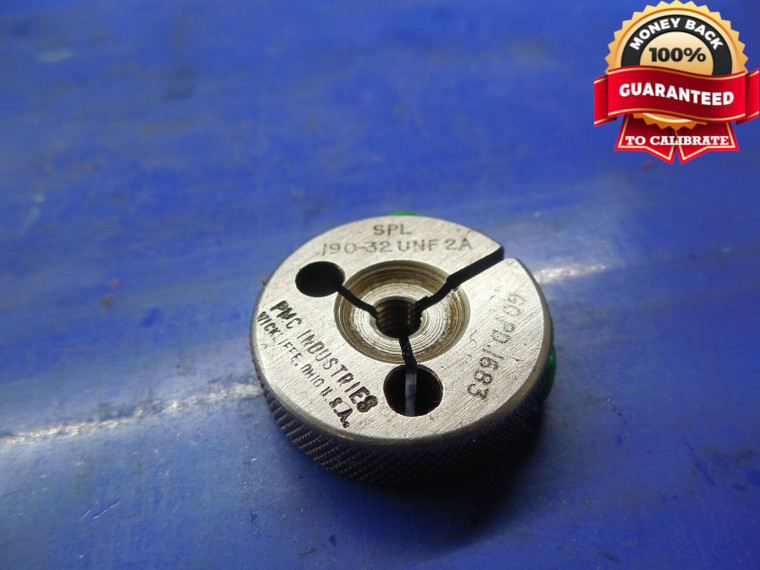 10 32 UNF 2A SPECIAL THREAD RING GAGE #10 .190 GO ONLY P.D. = .1683 #10-32 NF-2A