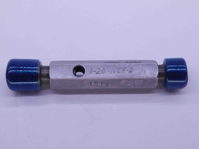 1" 20 NEF 2 THREAD PLUG GAGE 1.0 1.00 GO NO GO P.D.'S = .9675 & .9723 UNEF-2 - JE0193MS