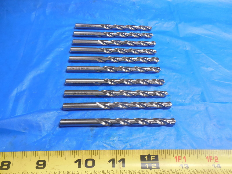 10 NEW 17/64 DIAMETER JOBBER LENGTH HSS BRIGHT FINISH DRILL BIT PRECISION TWIST
