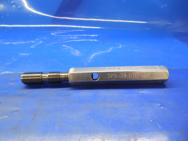 3/8 24 UNF 2A SPECIAL HILO SET THREAD PLUG GAGE .375 GO ONLY P.D. = .3460 TOOL