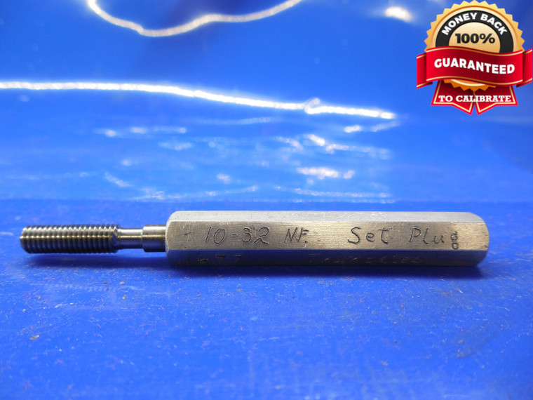 10 32 NF TRUCATED SET THREAD PLUG GAGE #10 .190 GO ONLY P.D. = .1697 CHECK 10-32