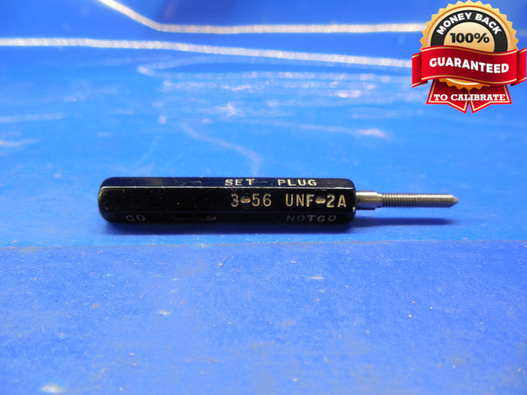 3 56 UNF 2A SET THREAD PLUG GAGE #3 .099 NO GO ONLY P.D. = .0845 3-56 UNF-2A