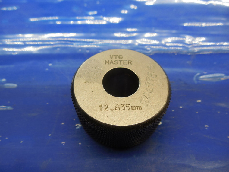 12.835 MASTER SMOOTH PLAIN BORE RING GAGE 13.000 -.165 UNDERSIZE 13 mm .5053