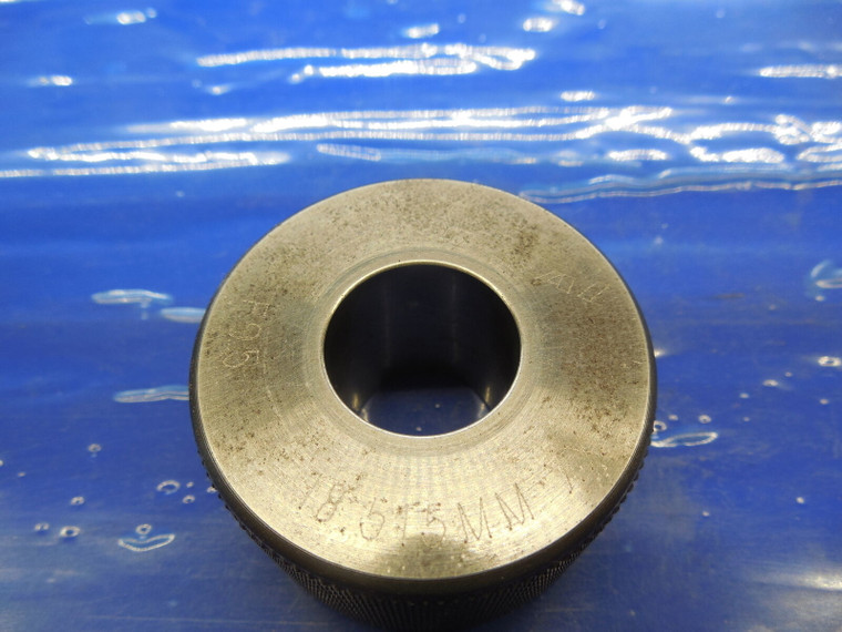 18.515 CLASS XX MASTER PLAIN BORE RING GAGE 18.500 +.015 OVERSIZE 19 mm .7289